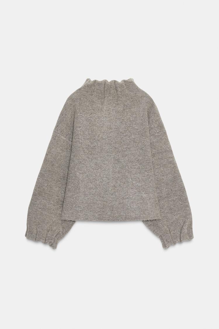 Soft Structured Wool Jacket with Mini Skirt