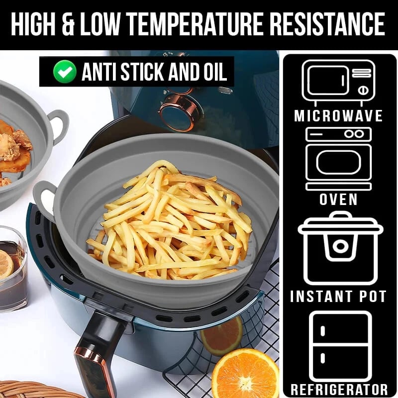 š„2023 Latest Modelš„Air Fryer Silicone Grill Pan