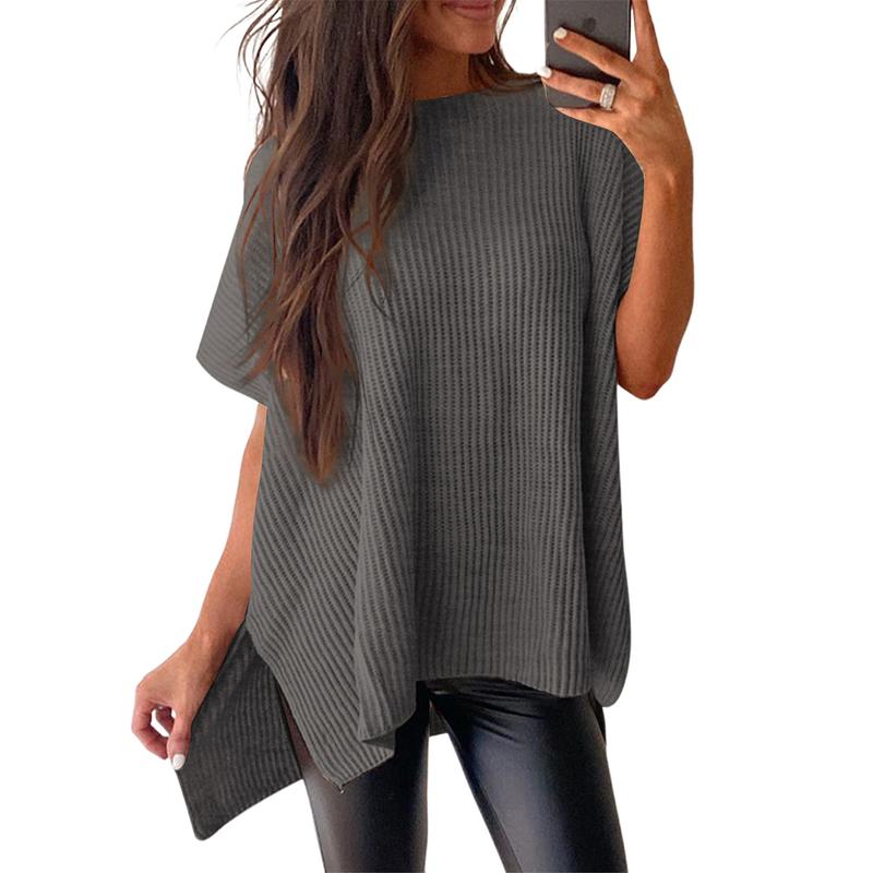 đSHEWIN 2025 Summer Womenâs Casual Knit Pullover Tops ⨠Loose Fit Crew Neck Short Sleeve Trendy Tee | 20K+ SOLD đĽ Best Seller
