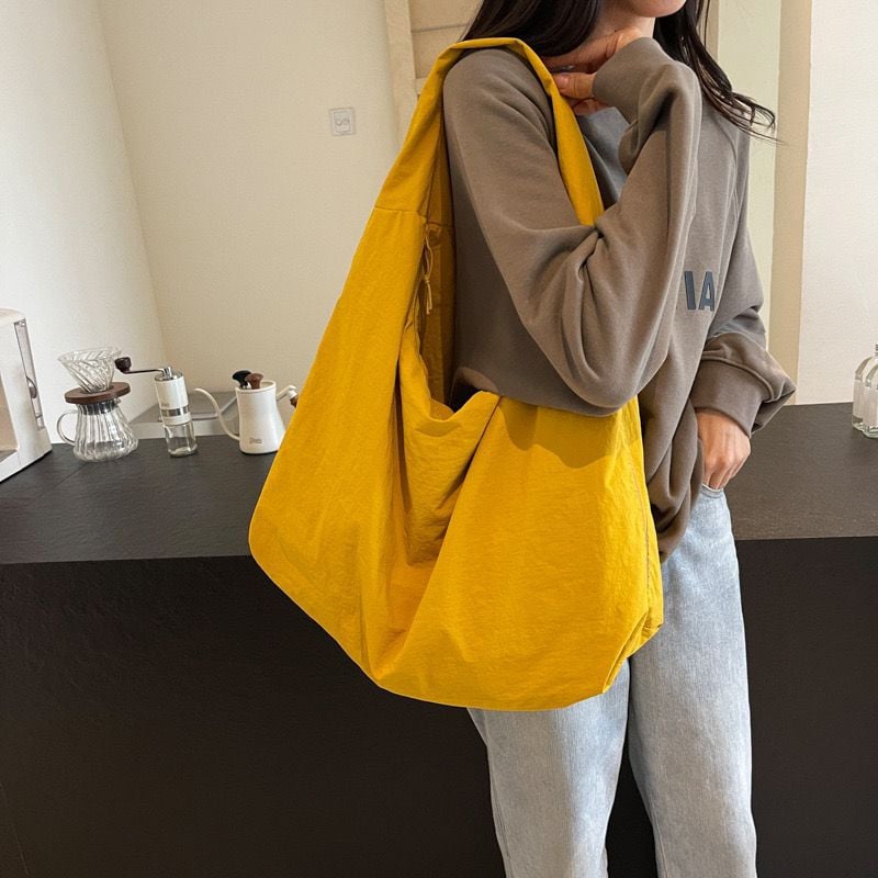 💥Women's Solid Color Textured Draped Tote Bag-Large Capacity🎁