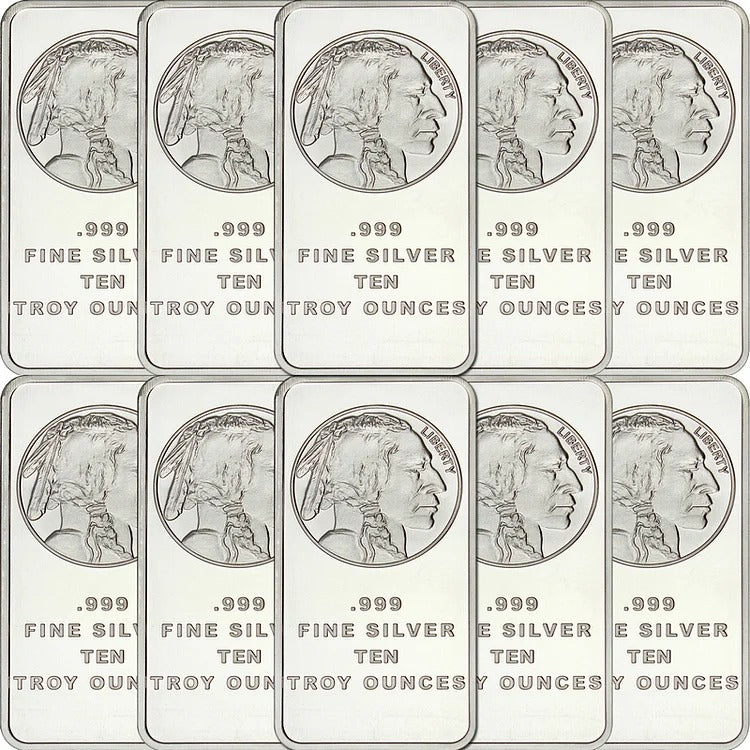 Last Day Flash Sale!🔥Buffalo Silver Bar | Silvertowne Mint 999 Silver Bar