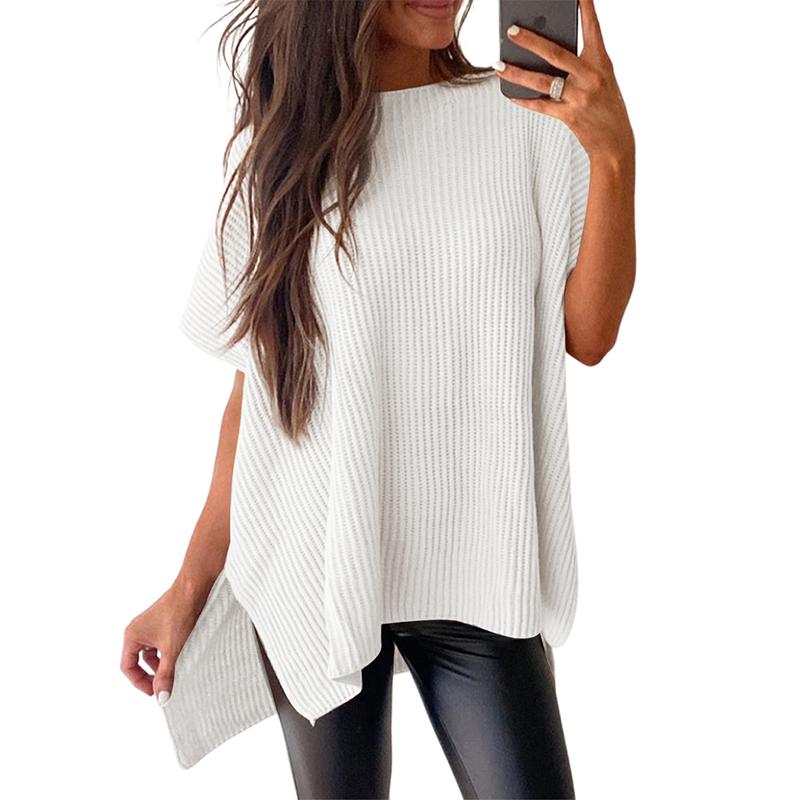 đSHEWIN 2025 Summer Womenâs Casual Knit Pullover Tops ⨠Loose Fit Crew Neck Short Sleeve Trendy Tee | 20K+ SOLD đĽ Best Seller