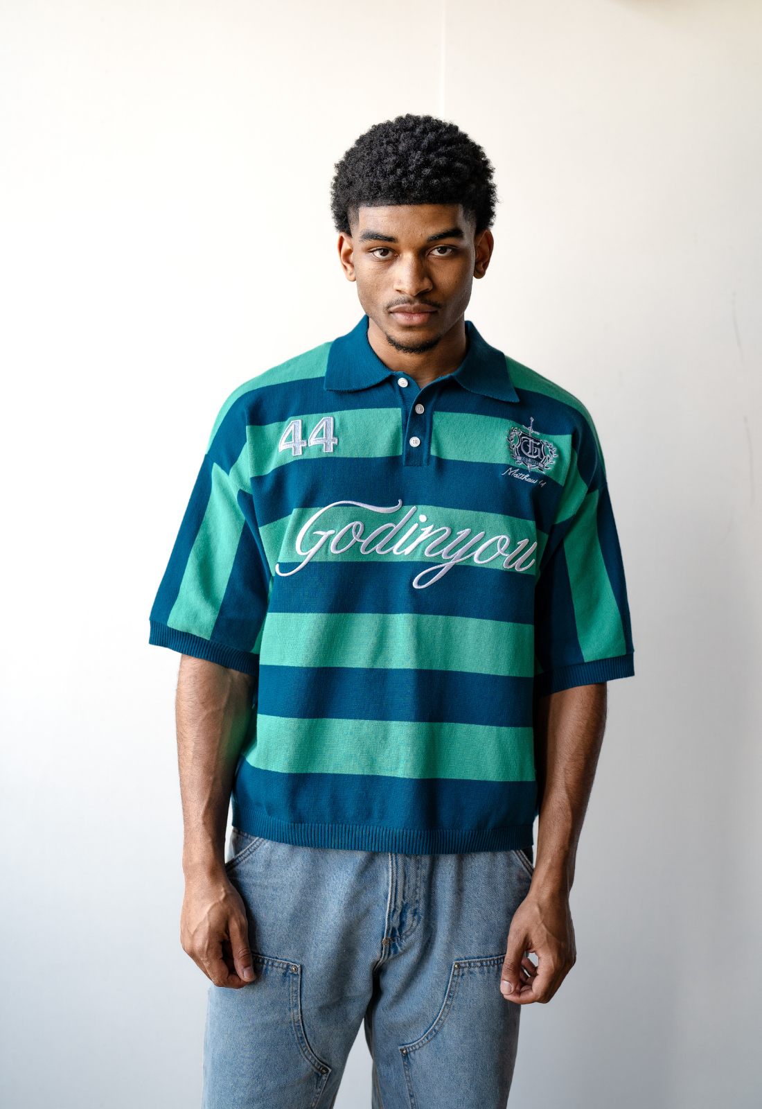 "LIVE BY TRUTH" KNIT POLO