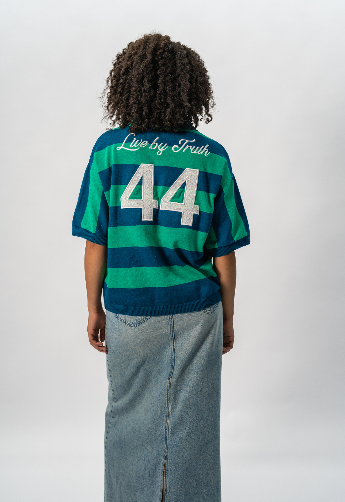 "LIVE BY TRUTH" KNIT POLO