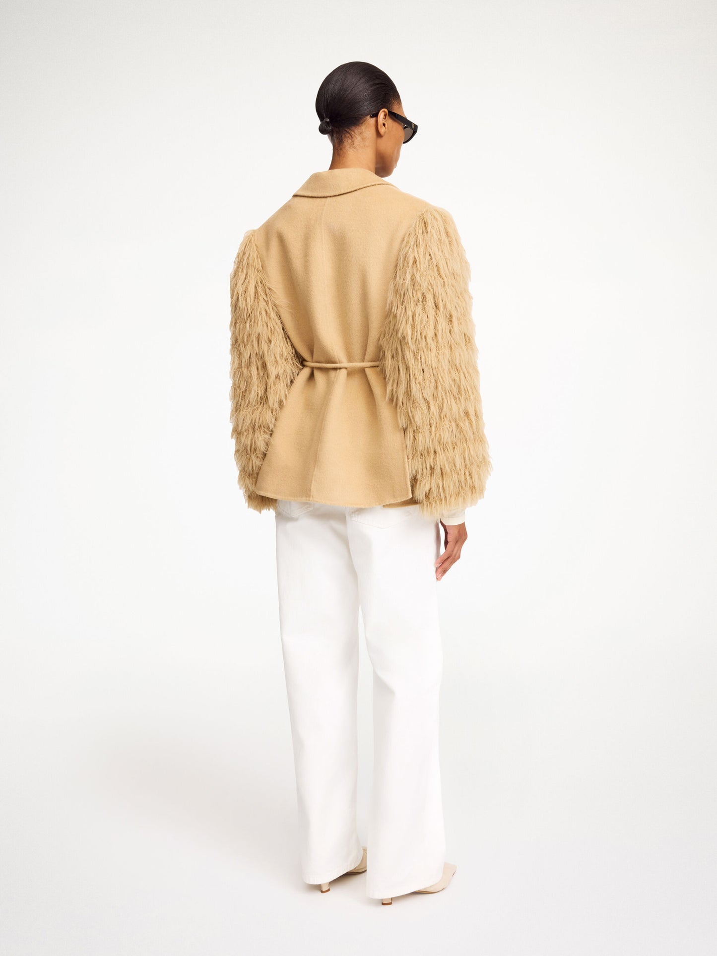 Camel Luxe Textured Blazer