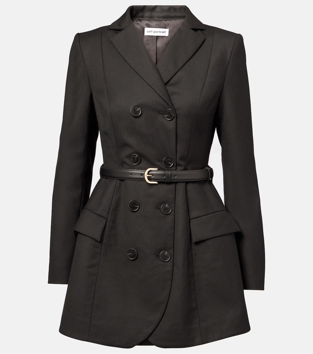 Belted blazer dress