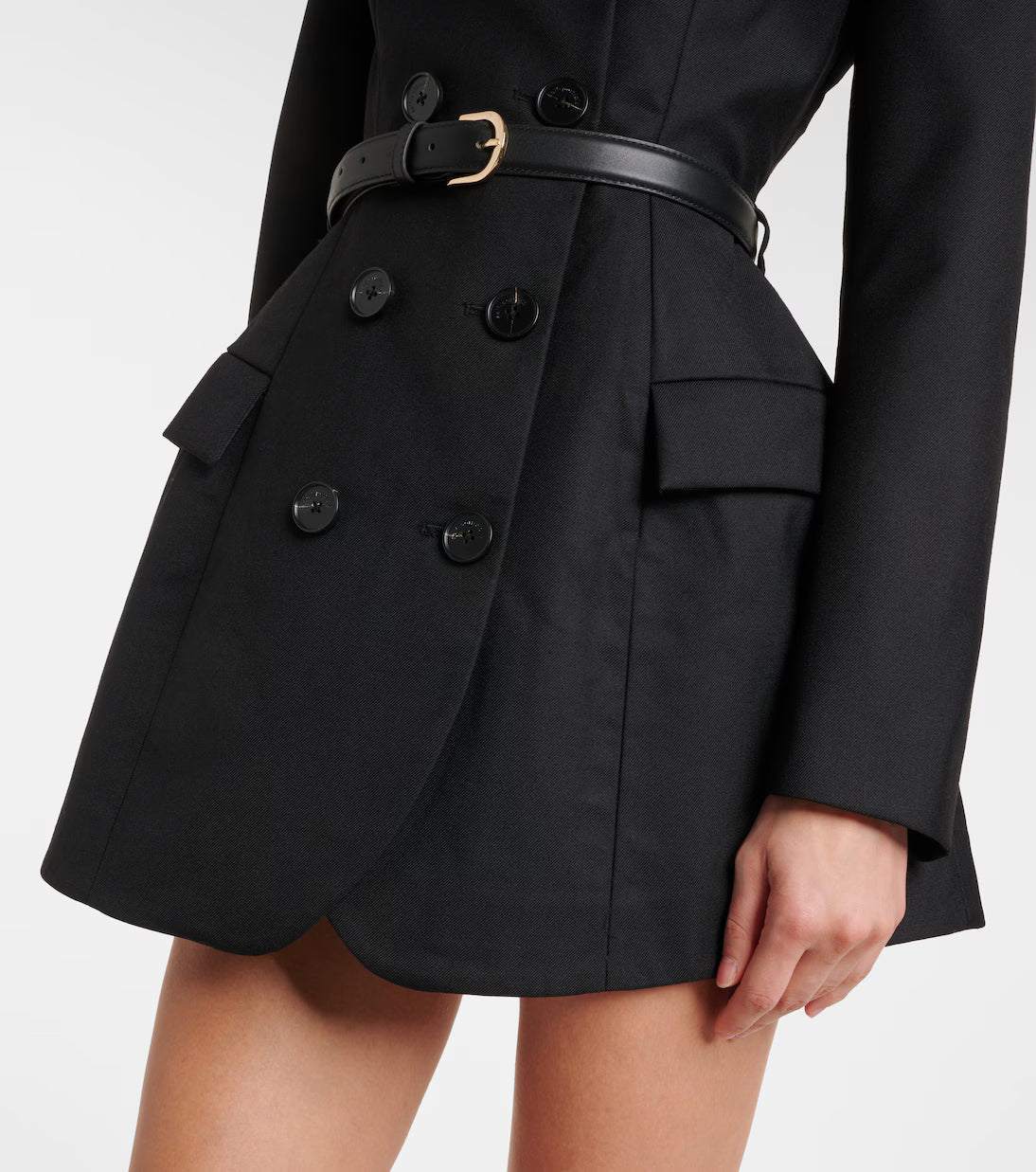 Belted blazer dress