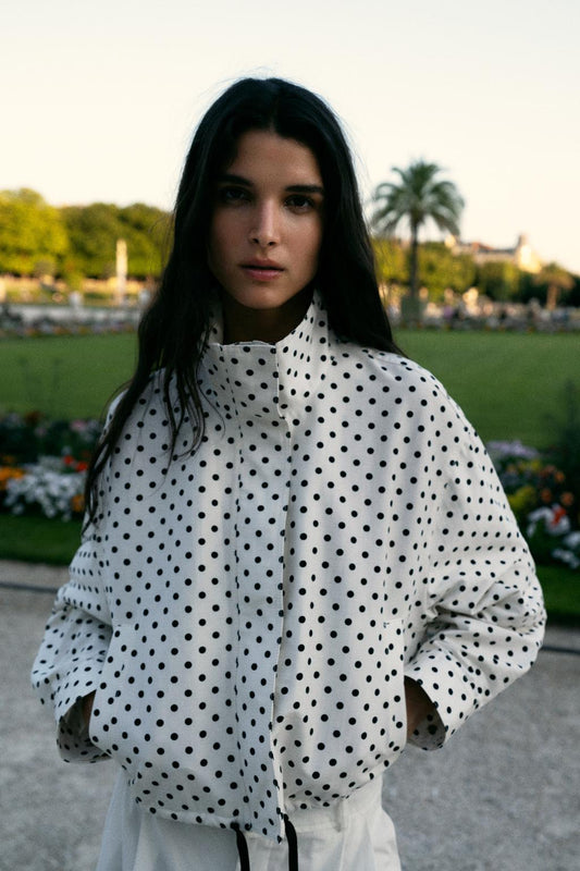 Polka Dot High Neck Lounge Set
