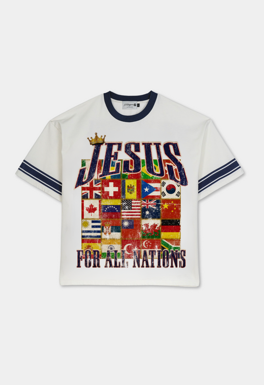 "ALL NATIONS" BOXY TEE