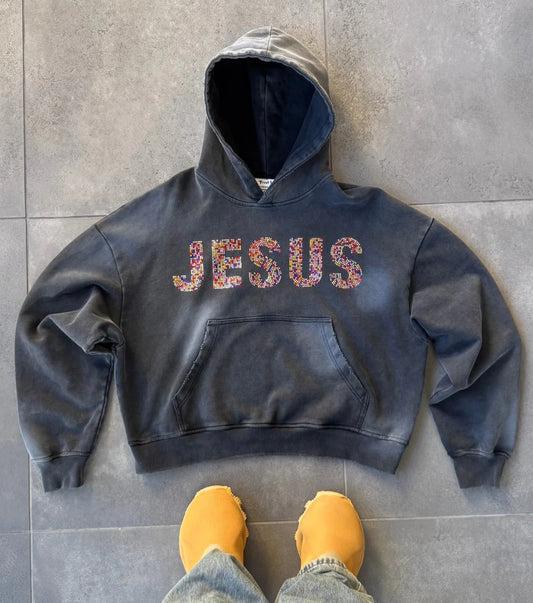 Faith-Inspired Streetwear with Washed Finish