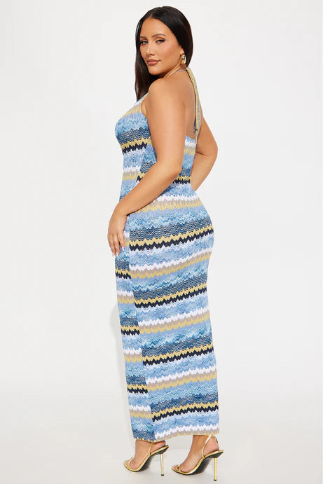 Seaside Stripes Bodycon Dress